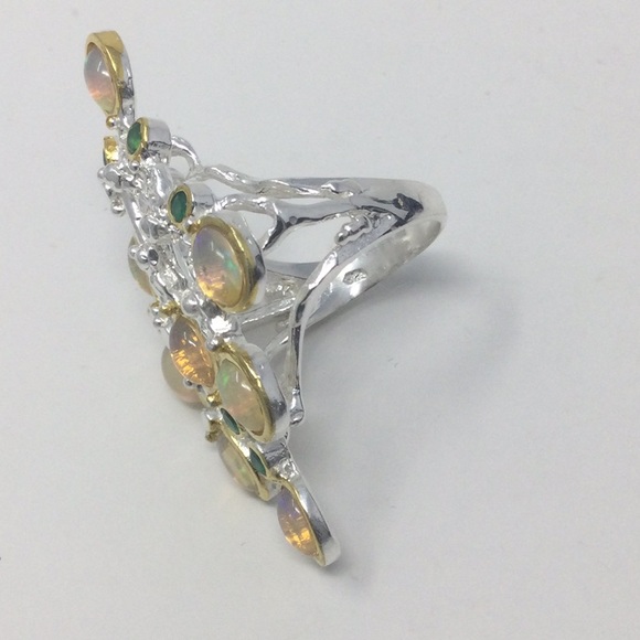 HOLD THAI ONLY ⭐️Artistic Genuine Opal Ring - Picture 8 of 8
